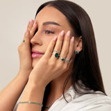 Greenfield Ohrring + Forst Hills Armband | 925 Silber - Set