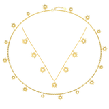 Tidal Treasure Kette + Tidal Treasure Bauchkette | 925 Silber - Set