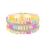 Chicago Choco Charm | Ring 925 Silber