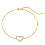 Bari | Herz Armband 925 Silber