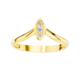 Graz | Brillant Echtgoldring