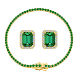 Greenfield Ohrring + Forst Hills Armband | 925 Silber - Set