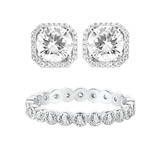 Athen Ohrring + Nikosia Ring | 925 Silber - Set