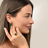 Pineville Ring + Gatlinburg Ohrring | 925 Silber - Set