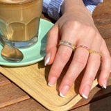 Rome Raspberry | Ring 925 Silber