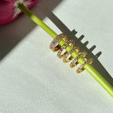 Havana Honeycomb | Ring 925 Silber