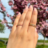 Rome Raspberry | Ring 925 Silber