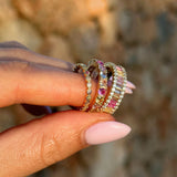 Havana Honeycomb | Ring 925 Silber