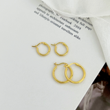 Toronto | 13mm Ohrring 925 Silber