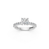 Verlobungsring LA0116 · 0,30 + 0,28 ct. Labordiamant im Brillant-Schliff – Weißgold oder Platin, Ansicht 3