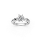 Verlobungsring LA0117 · 0,30 + 0,21 ct. Labordiamant im Brillant-Schliff – Weißgold oder Platin, Ansicht 3