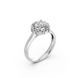 Verlobungsring LA0119 · 0,30 + 0,06 ct. Labordiamant im Brillant-Schliff – Weißgold oder Platin, Ansicht 1