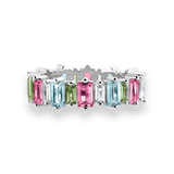 Leonora | Ring mit bunten Steinen