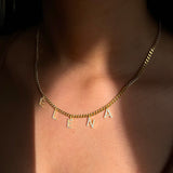 Kendall | Gourmet Namenskette 925 Silber