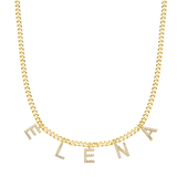 Kendall | Gourmet Namenskette 925 Silber