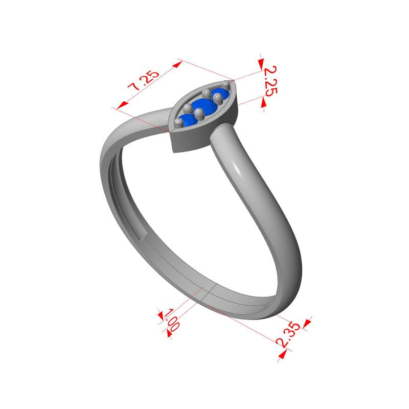 Größenveranschaulichung Graz | Brillant Echtgoldring