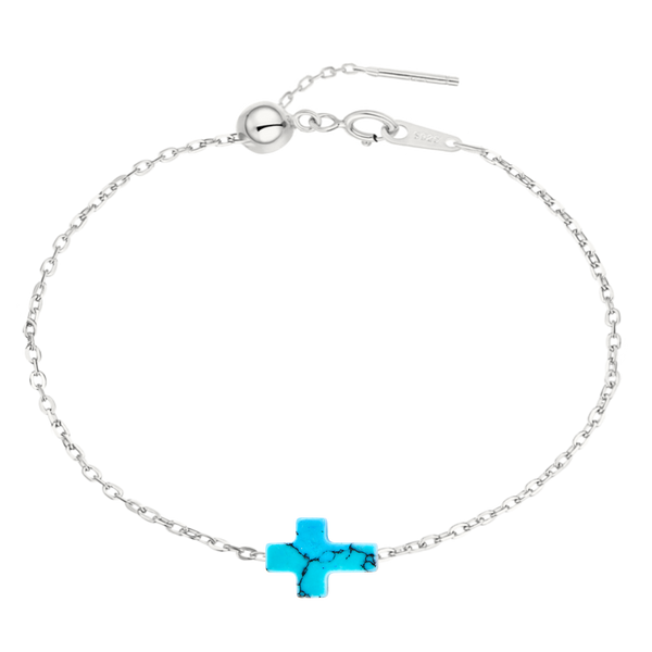 Ephesus | Kreuz Armband 925 Silber - Sea of Galilee