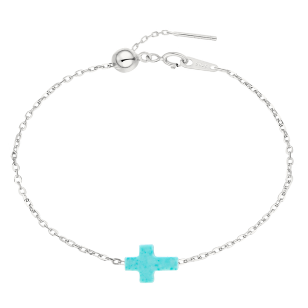 Ephesus | Kreuz Armband 925 Silber - Jordan River