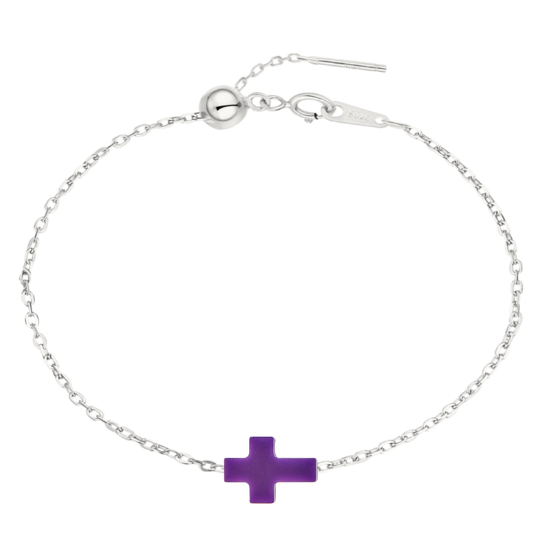 Ephesus | Kreuz Armband 925 Silber - Divine Royalty