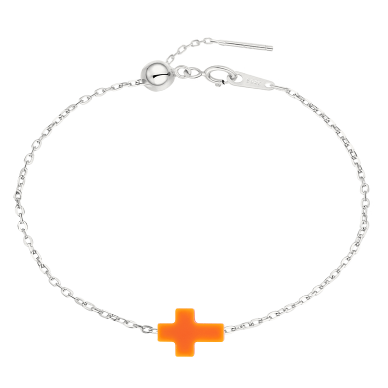 Ephesus | Kreuz Armband 925 Silber - Mount Sinai