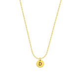 Bellagio | Plättchen Kette mit Buchstabe 925 Silber