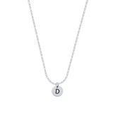 Bellagio | Plättchen Kette mit Buchstabe 925 Silber