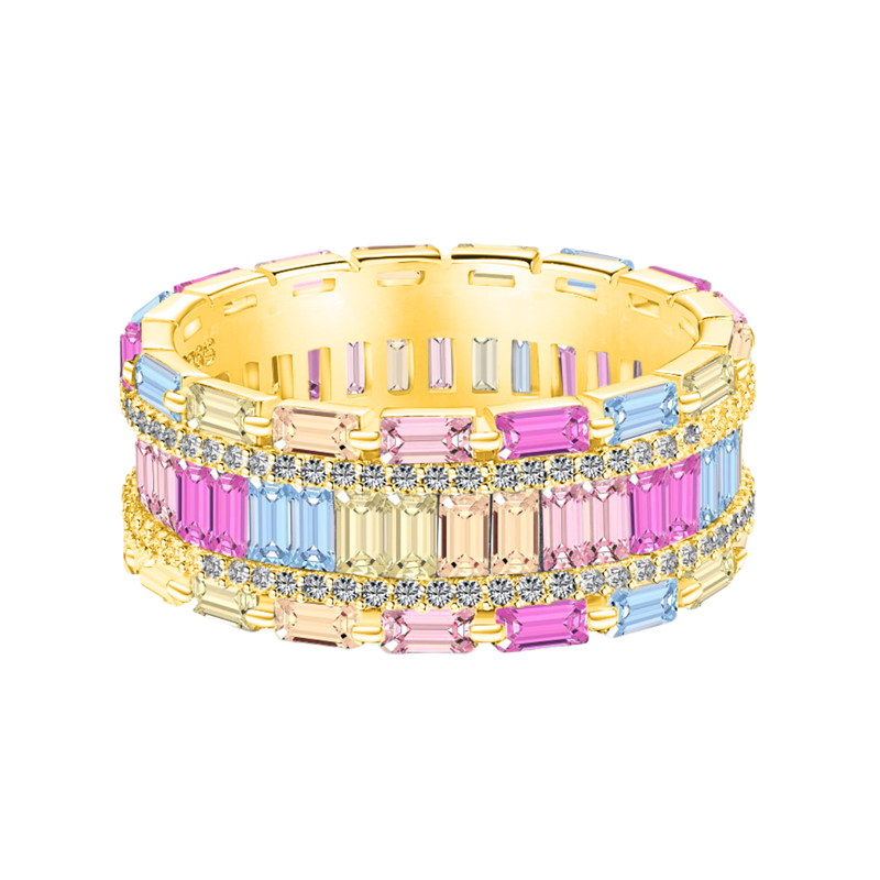 Chicago Choco Charm | Ring 925 Silber