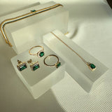 Evergreen Ring + Wintergreen Necklace | 925 Silver - Set