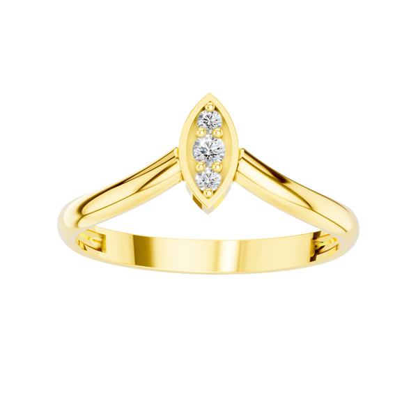 Graz | Brillant Echtgoldring