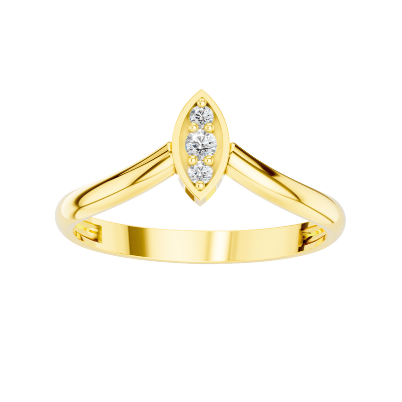 Graz | Brillant Echtgoldring