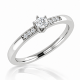 Verlobungsring M141 0,13ct. Brillant