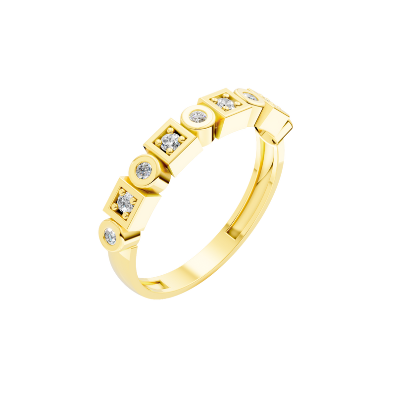 Bergamo | Brillant Echtgoldring