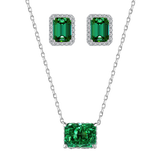 Greenfield Ohrring + Maplewood Kette | 925 Silber - Set