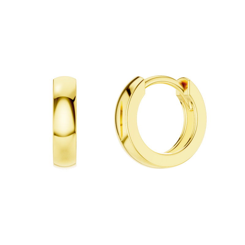 Bristol | Echtgoldohrring - Creolen