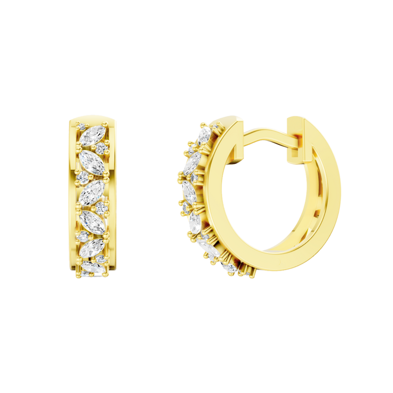 Orlando | Echtgoldohrring - Creolen