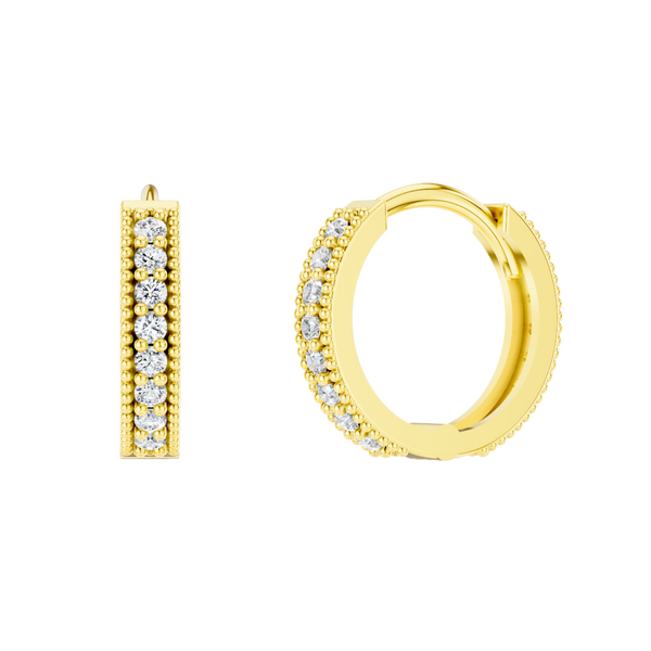 Venice | Echtgoldohrring - Creolen