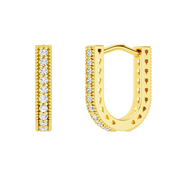 Kopenhagen | Echtgoldohrring - Creolen