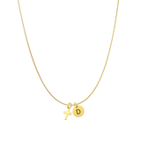 Argos 2.0 | Cross Necklace 925 Silver + Letter