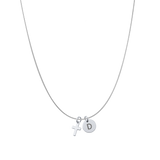 Argos 2.0 | Cross Necklace 925 Silver + Letter