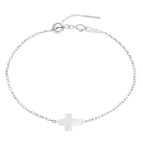 Ephesus | Kreuz Armband 925 Silber - Angel's Light