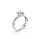 Verlobungsring LA0112 · 2,00 ct. Labordiamant im Brillant-Schliff – Weißgold oder Platin, Ansicht 1