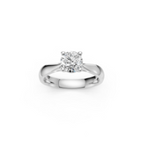 Verlobungsring LA0112 · 0,50 ct. Labordiamant im Brillant-Schliff – Weißgold oder Platin, Ansicht 3