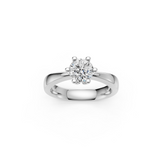 Verlobungsring LA0113 · 1,00 ct. Labordiamant im Brillant-Schliff – Weißgold oder Platin, Ansicht 3