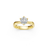 Verlobungsring LA0114 · 0,50 ct. Labordiamant im Brillant-Schliff – Gelbgold, Ansicht 3
