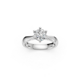 Verlobungsring LA0114 · 1,50 ct. Labordiamant im Brillant-Schliff – Weißgold oder Platin, Ansicht 3
