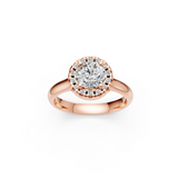 Verlobungsring LA0119 · 1,50 + 0,18 ct. Labordiamant im Brillant-Schliff – Rotgold, Ansicht 3