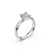 Verlobungsring LA0123 · 2,00 ct. Labordiamant im Princess-Schliff – Weißgold oder Platin, Ansicht 1