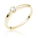 Verlobungsring M110 0,10ct. Brillant