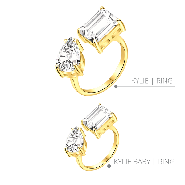 Kylie + Kylie Baby Ring 925 Silber - SET